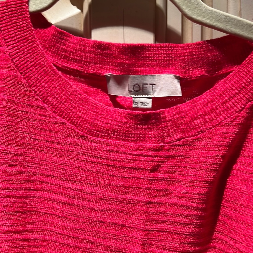 Fushia hot pink sweater NWOT